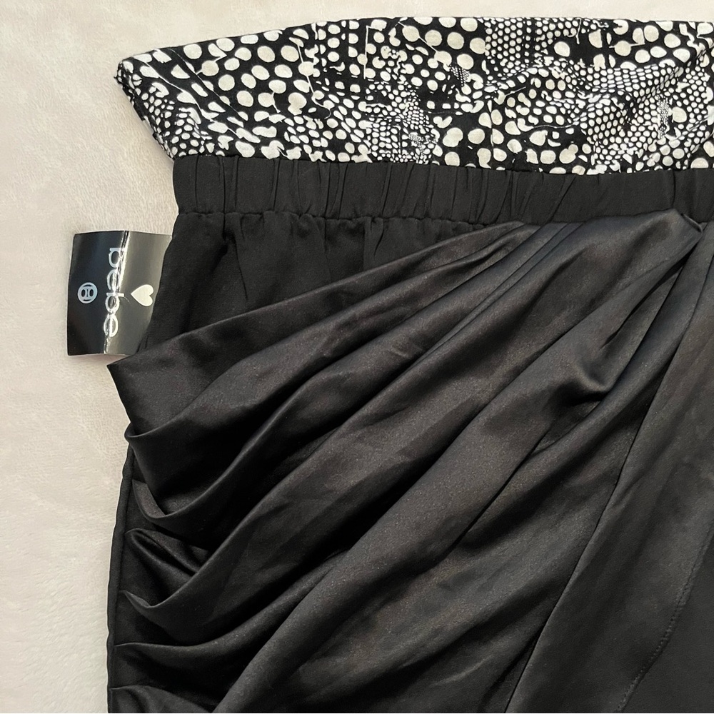 Bebe Drape-Skirt Tank Dress - Picture 9 of 11